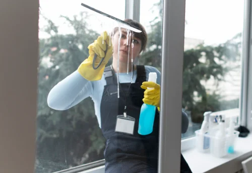 Nettoyage de vitres intérieures et extérieures à Grigny